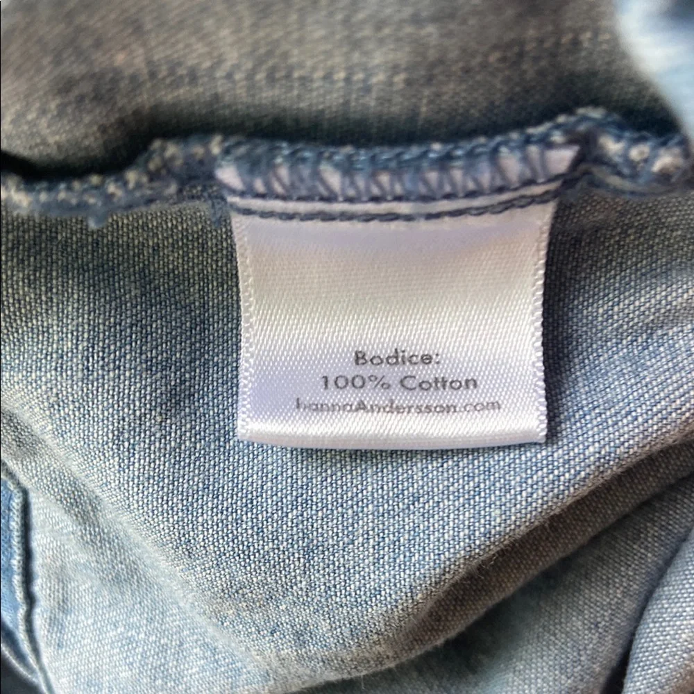 Hanna Andersson Chambray Tiered Top